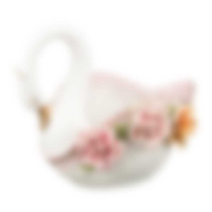 Изделие декоративное "ЛЕБЕДЬ", высота 27 см, диаметр 33 см