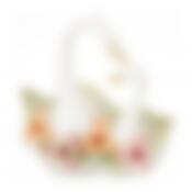 Изделие декоративное "ЛЕБЕДЬ", высота 33 см, диаметр 32 см