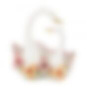 Изделие декоративное "ЛЕБЕДЬ", высота 40 см, диаметр 34 см