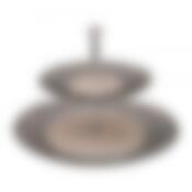 Фруктовница 2-х ярусная "СУЛТАН", диаметр 21/23 см, высота 23,5 см