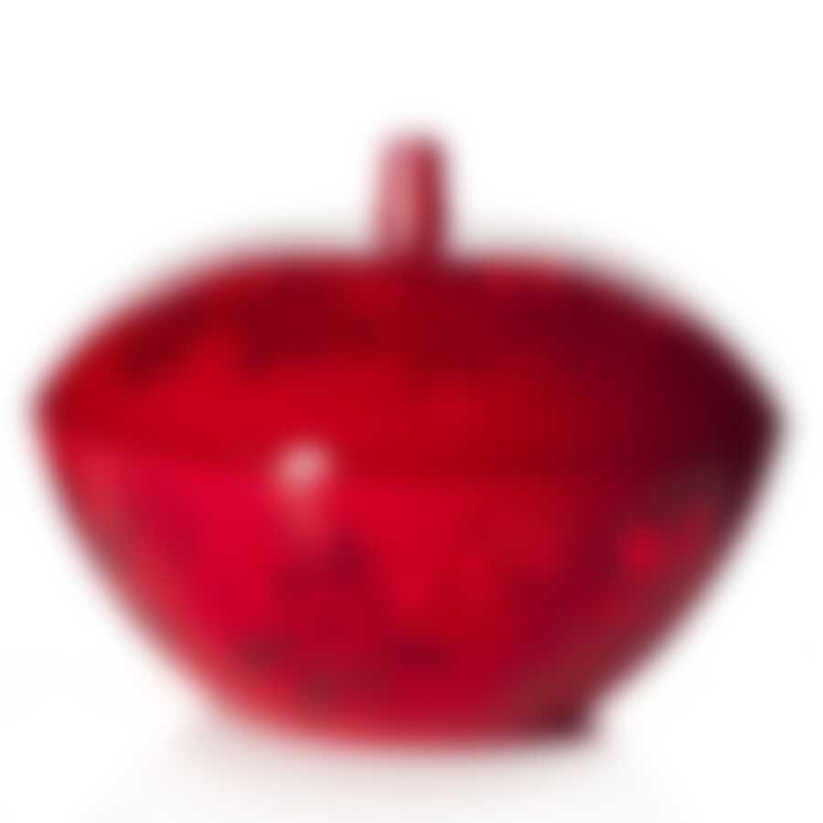 Чаша с крышкой Альтернатива "Соблазн", объем 1,7 л (цвет красный)