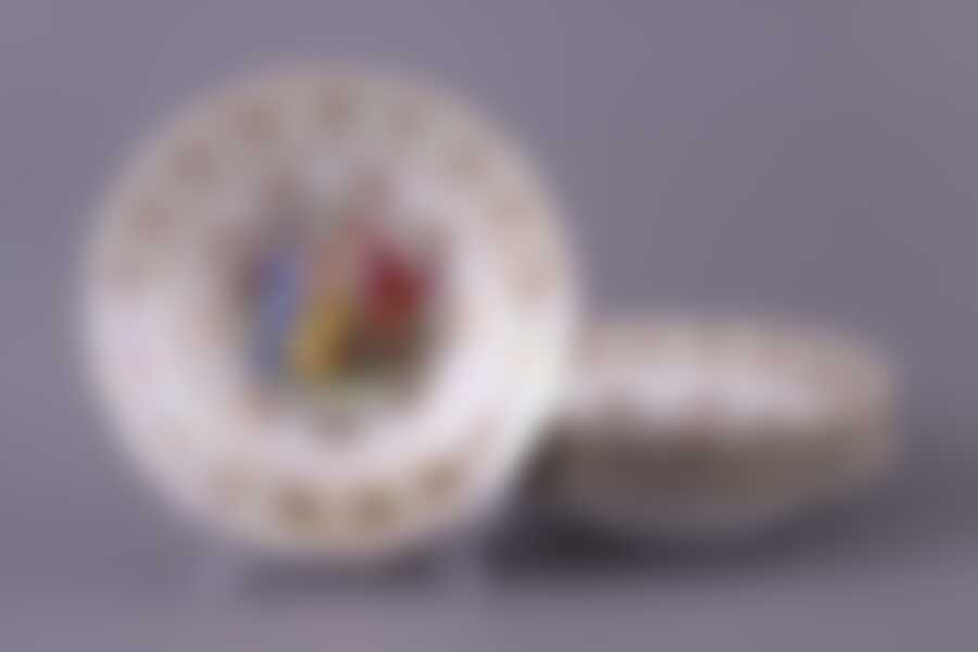 Набор столовых тарелок глубоких 6 шт Moritz Zdekauer Madonna, D=23 см