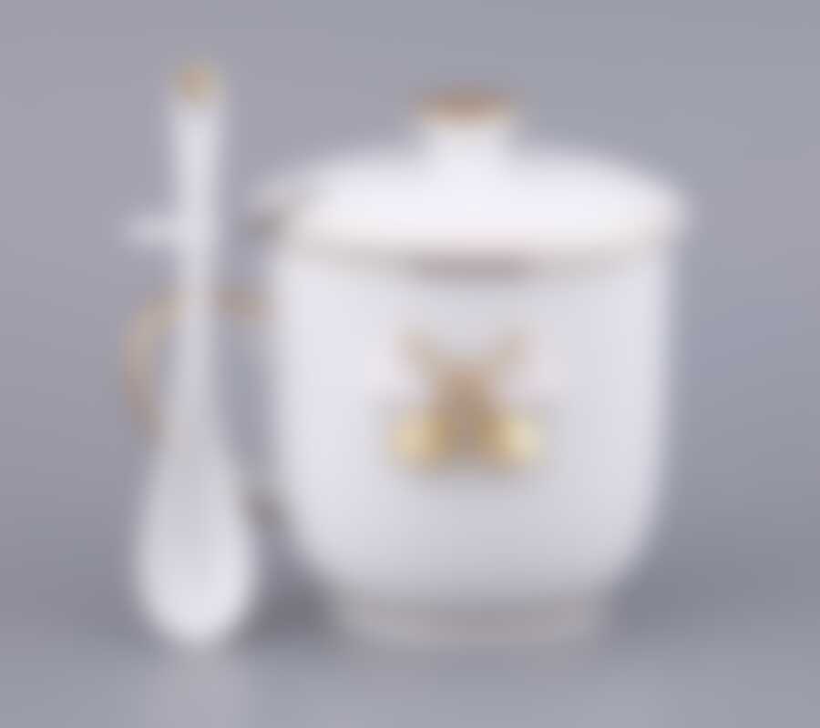 Заварочная кружка с бантиком и ложкой "VENEZIA"