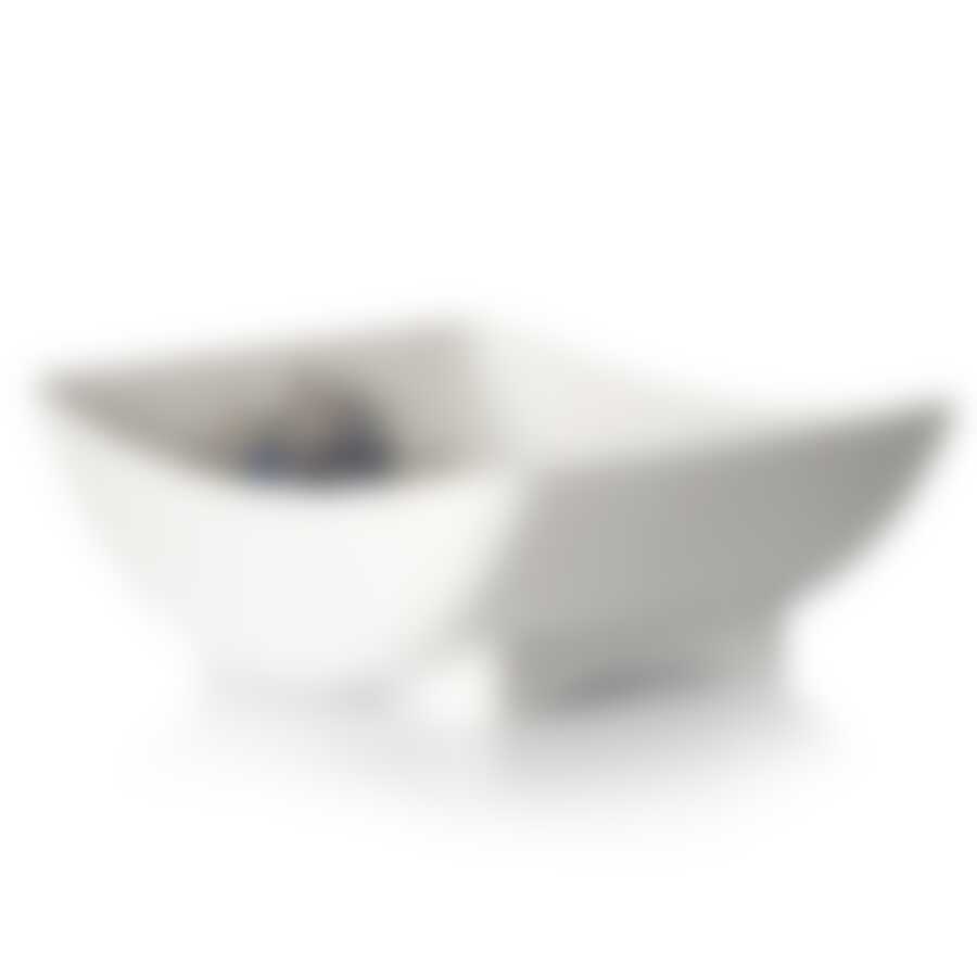 Салатник "ДЕКО", объем 2 л (голубые цветы)