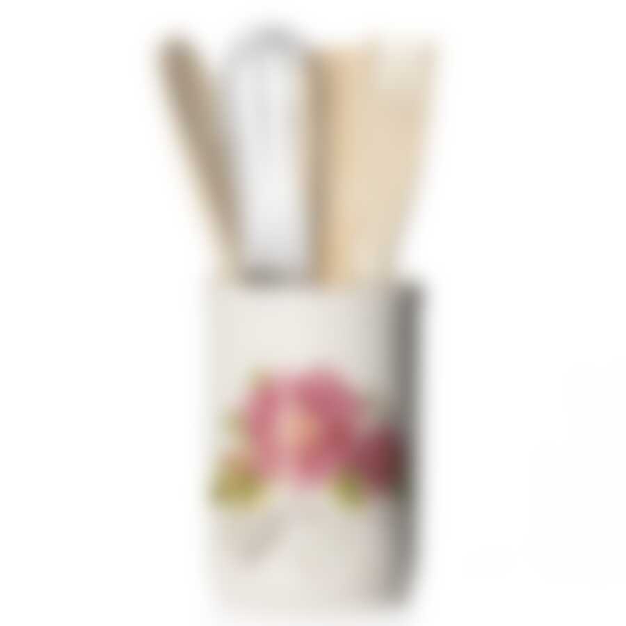 Подставка для кухонных принадлежностей "Райский сад", диаметр 9,5 см, высота 14/26,5см, объем 700 мл (подарочная упаковка)