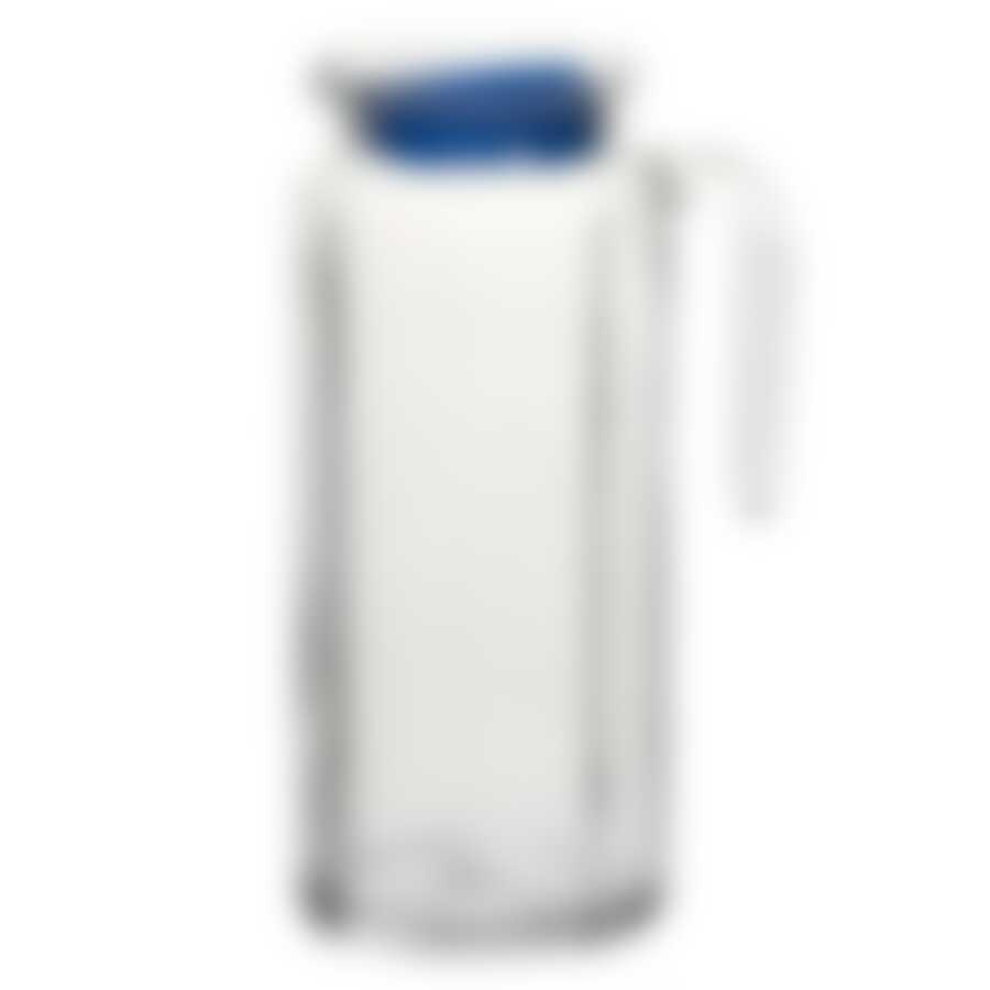 Кувшин с голубой крышкой КОШЕМ, объем 1000 мл