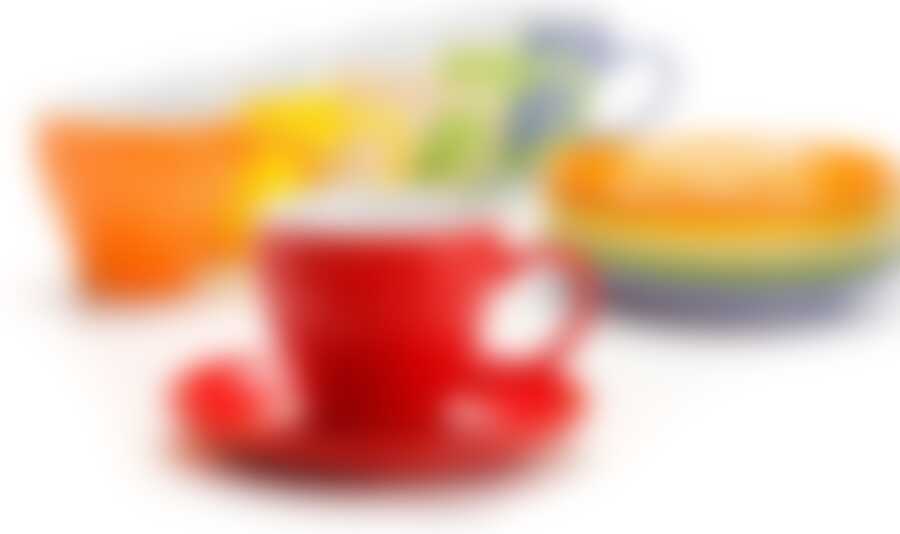 Чайный набор на 6 персон Loraine Радуга, 240 мл