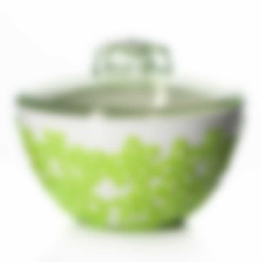 Сахарница с крышкой "Виктория", объем 0,5 л (зеленая)