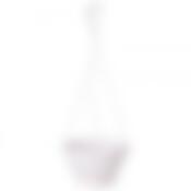 Горшок-кашпо с поддоном подвесной Мирабель 3,5 л (белый)