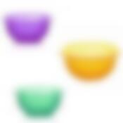 Миска Dunya Plastik "Кристальная", объем 4,4 л (цвета в ассортименте)