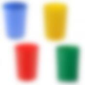 Стакан пластиковый Gotoff, объем 200 мл (цвета в ассортименте)