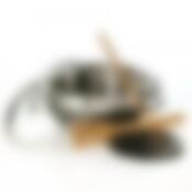 Двухуровневая пароварка-жаровня 24 см, 8 пр., стекл. крышка, метал. ручки