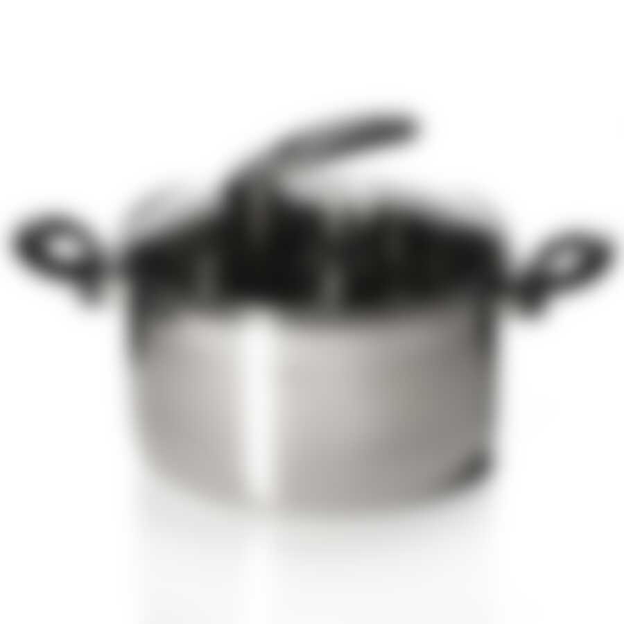 Кастрюля, объем 7,4 л, диаметр 26 см, термоаккумулирующее дно, стеклянная крышка, бакелитовые ручки