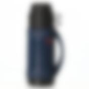 Термос пластиковый со стеклянной колбой, 1,0 л и 2 стакана