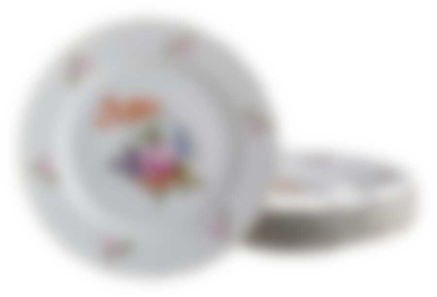 Набор тарелок из 6 шт."МАЙСЕНОВСКИЙ БУКЕТ" диаметр=25 см.