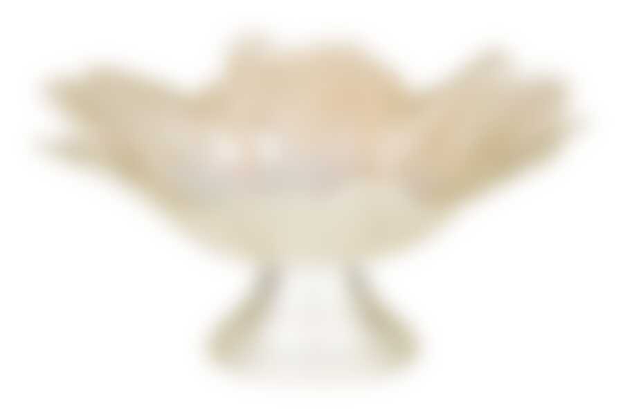 Конфетница "ЦВЕТОК" ваниль диаметр= 21 см