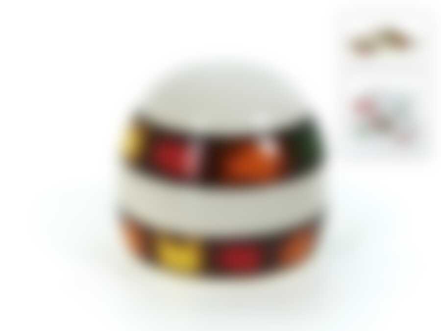 Банка для специй (4секции) "Мармелад" 15*15*14см v=350мл (под. упак.)