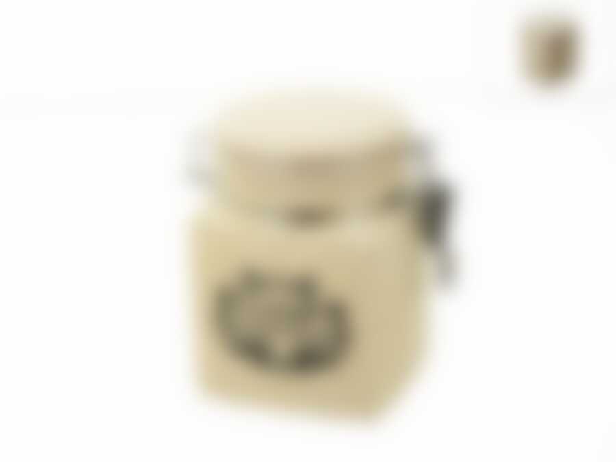 Банка для сыпучих продуктов (клипс) "Country Kitchen. Vintage" 10,5*10,5*14,5см v=800мл (квадратная) (подарочная упаковка)
