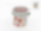 Банка для сыпучих продуктов (клипс) "Бисквит" d=11см h=15см v=800мл (подарочная упаковка)