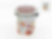 Банка для сыпучих продуктов (клипс) "Бисквит" d=11см h=17см v=1000мл 