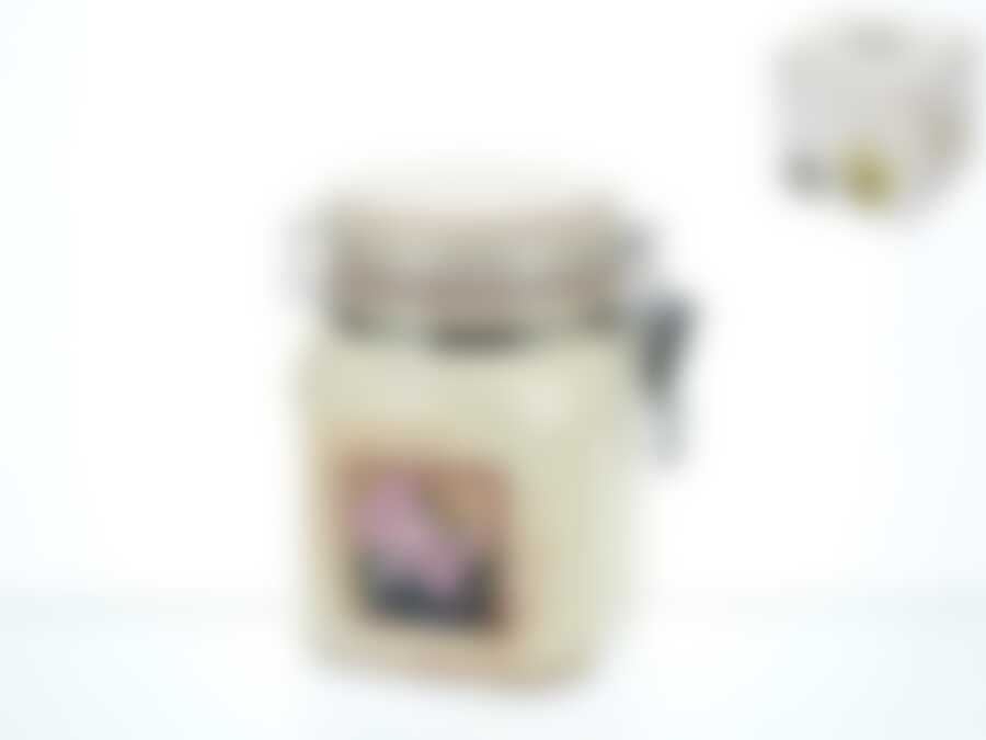 Банка для сыпучих продуктов (клипс) "Розовый ирис" 10*10*15см v=800см (квадратная) (подарочная упаковка)