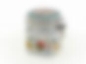 Банка для сыпучих продуктов (клипс) "Цветочная поэма" 9,5*9,5*12,5см v=500мл (квадратная) (подарочная упаковка)