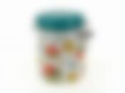 Банка для сыпучих продуктов (клипс) "Цветочная поэма" d=10см h=15см v=750мл (подарочная упаковка)