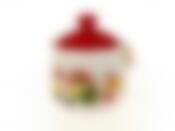 Банка для сыпучих продуктов + ложка "Джем" d=11,5см h=15см v=750мл ложка l=9см (подарочная упаковка)