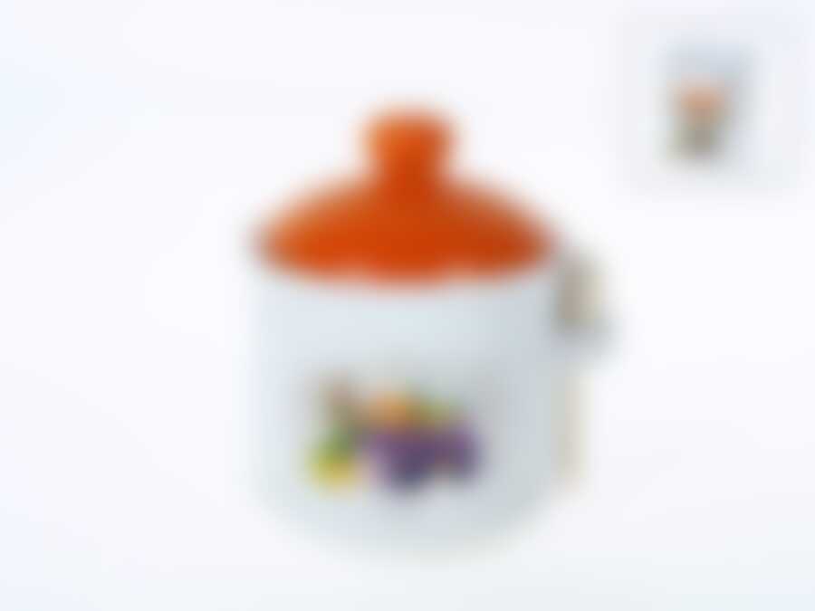 Банка для сыпучих продуктов + ложка "Прованс" d=11,5см h=15см v=750мл ложка l=9см (подарочная упаковка)