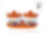 Набор банок для сыпучих продуктов Polystar "Provence", с ложками, 5 предметов