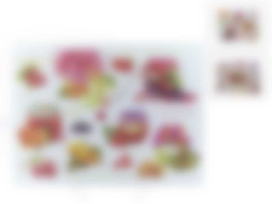 Доска разделочная (стекло) 30*40*0,5см "Джем" (2вида) (рифлёная) (подарочная упаковка)