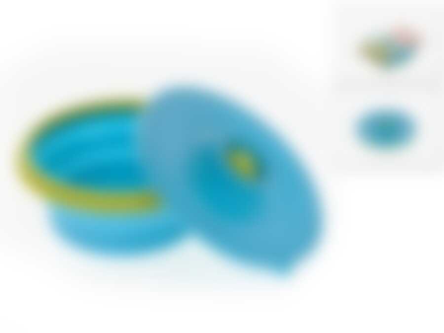 Контейнер (складной) d=15см h=7см v=600мл (силикон, пластик)