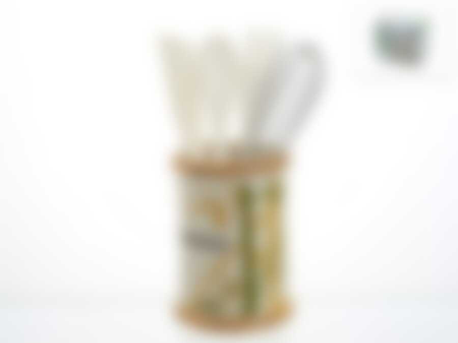 Подставка для кухонных принадлежностей "Bamboo" d=10см h=15/27см v=800мл (подарочная упаковка)