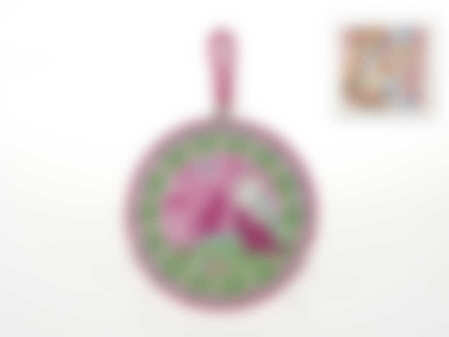 Подставка под горячее "Кошки" d=16/17см h=1см (фарфор) (подарочная упаковка)