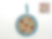 Подставка под горячее "Цветочная поэма" d=16/17см h=1см (фарфор) (подарочная упаковка)