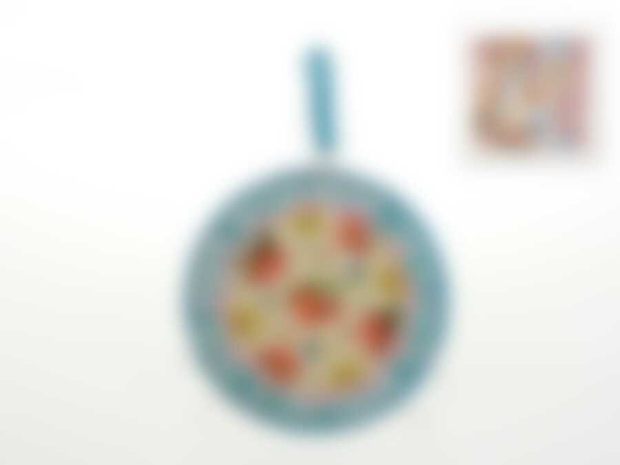 Подставка под горячее "Цветочная поэма" d=16/17см h=1см (фарфор) (подарочная упаковка)