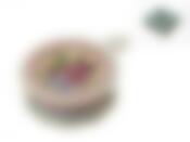 Подставка под чайный пакетик "Версаль" 13*10*3,5см (фарфор) (подарочная упаковка)