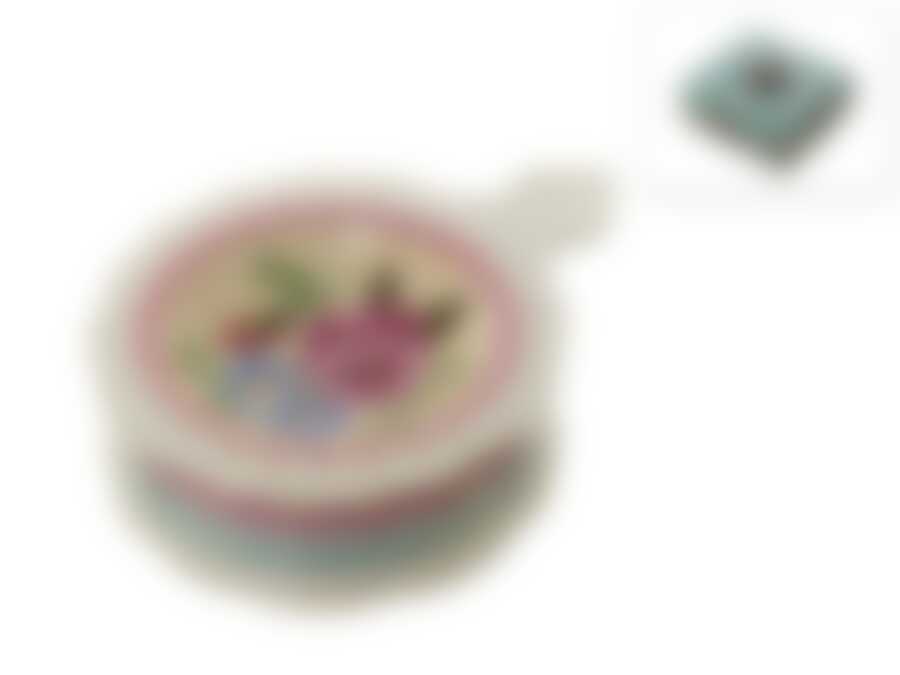 Подставка под чайный пакетик "Версаль" 13*10*3,5см (фарфор) (подарочная упаковка)