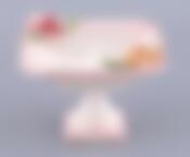 Конфетница на ножке 17*17 см, высота 14 см