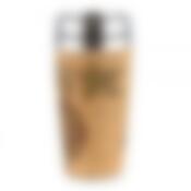 Кружка с двойными стенками 450 мл.колба нерж. сталь