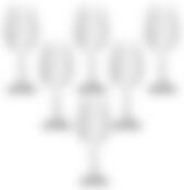 Набор бокалов для вина "WATERFALL" из 6 шт.350 мл.