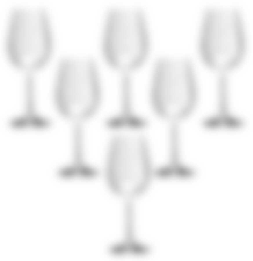 Набор бокалов для вина "WATERFALL" из 6 шт.350 мл.