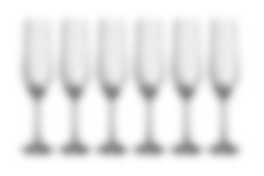 Набор бокалов для шампанского "WATERFALL" из 6 шт.190 мл.