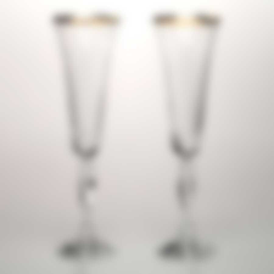 Набор бокалов для шампанского из 2 шт. 200 мл.