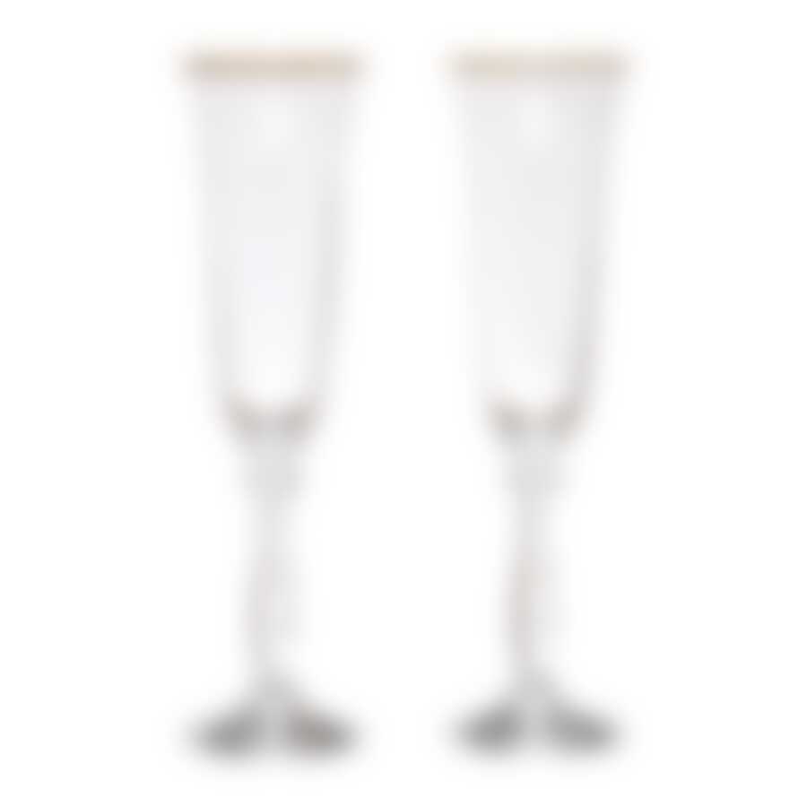 Набор бокалов для шампанского из 2 шт."АНЖЕЛА" 190 мл.