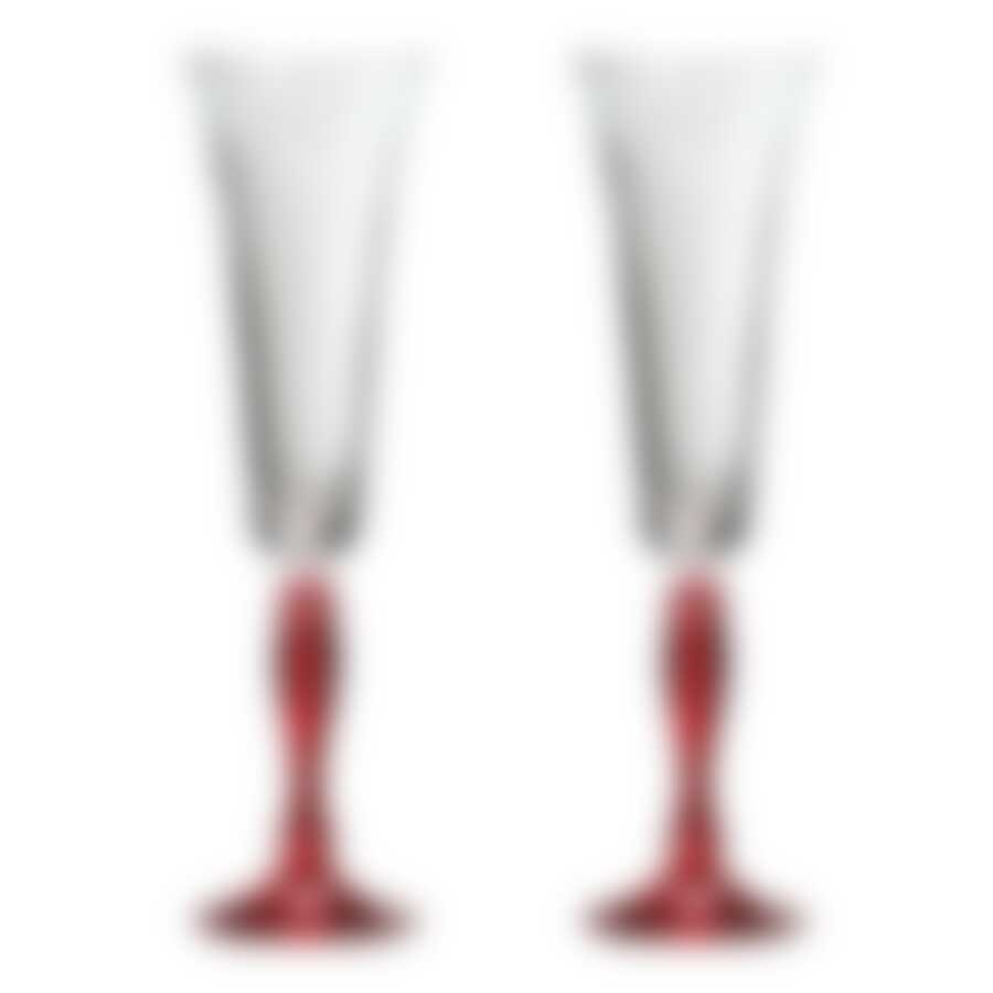 Набор бокалов для шампанского из 2 шт.180 мл.