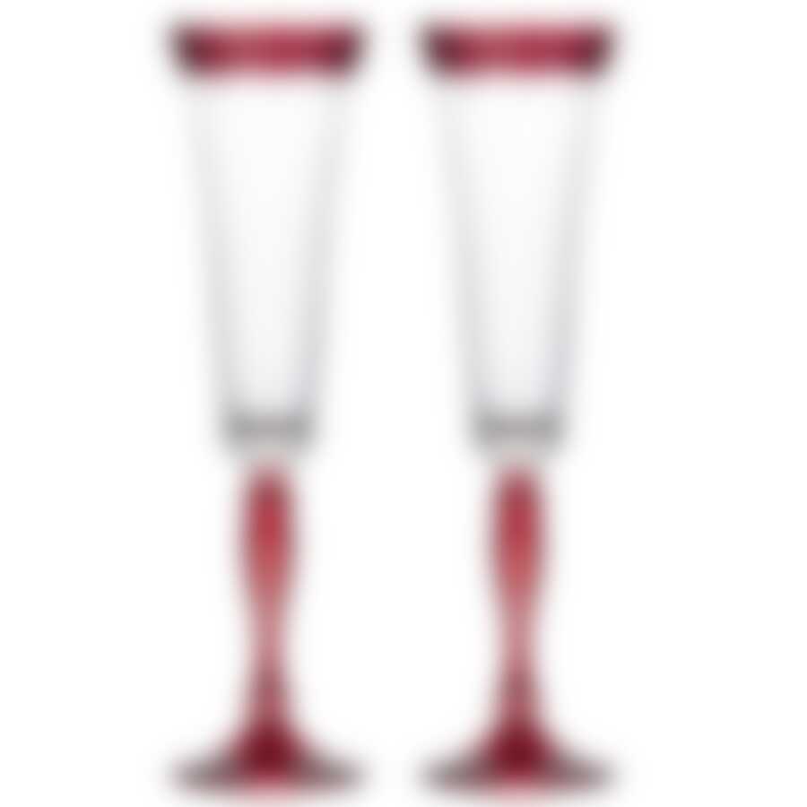 Набор бокалов для шампанского из 2 шт.180 мл.