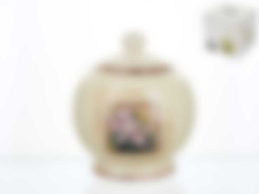 Сахарница "Розовый ирис" d=9см h=12см v=450мл (подарочная упаковка)