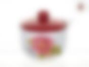 Сахарница + ложка "Райский сад" d=11,5см h=10,5см v=450мл (ложка-L=13см) (подарочная упаковка)