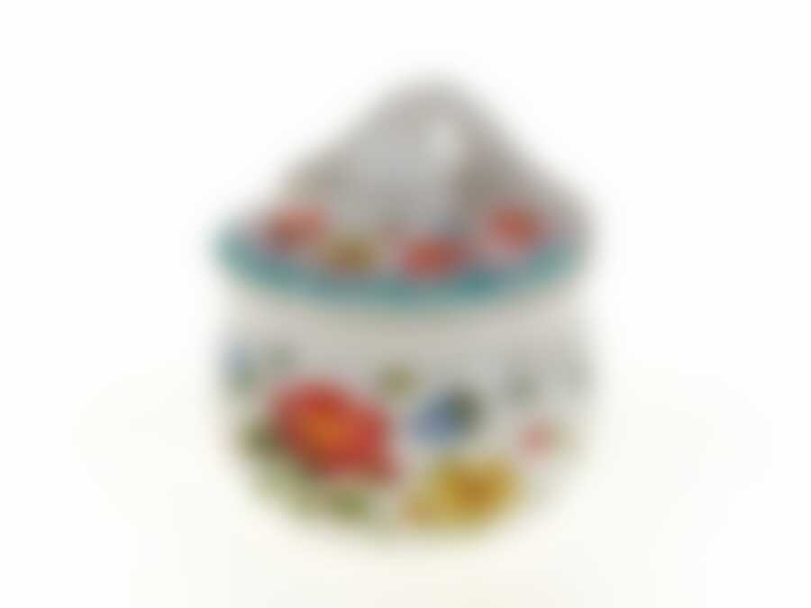 Солонка (навесная) "Цветочная поэма" 11*8,5*13см v=500мл (подарочная упаковка)